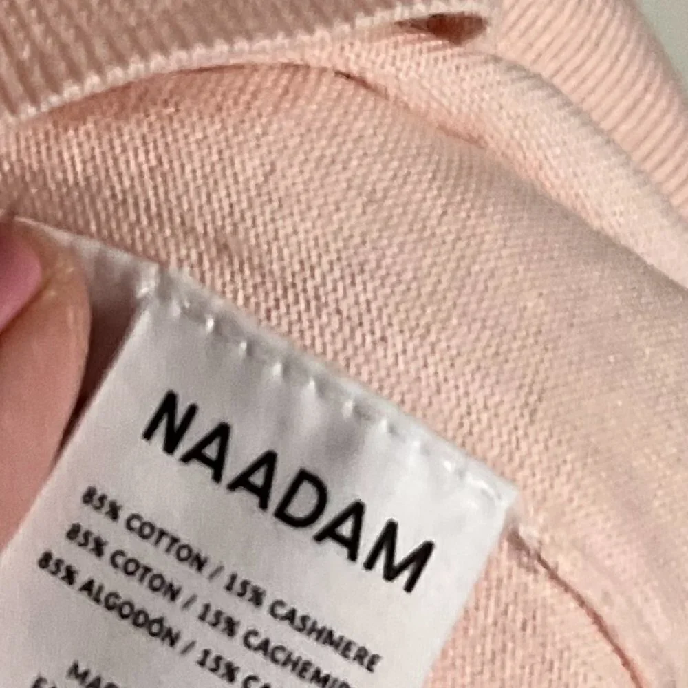 Naadam Crewneck sweater in peach color size S - Picture 5 of 5